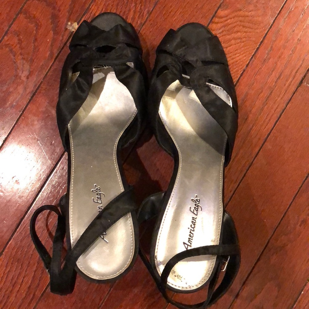 Simple black heels